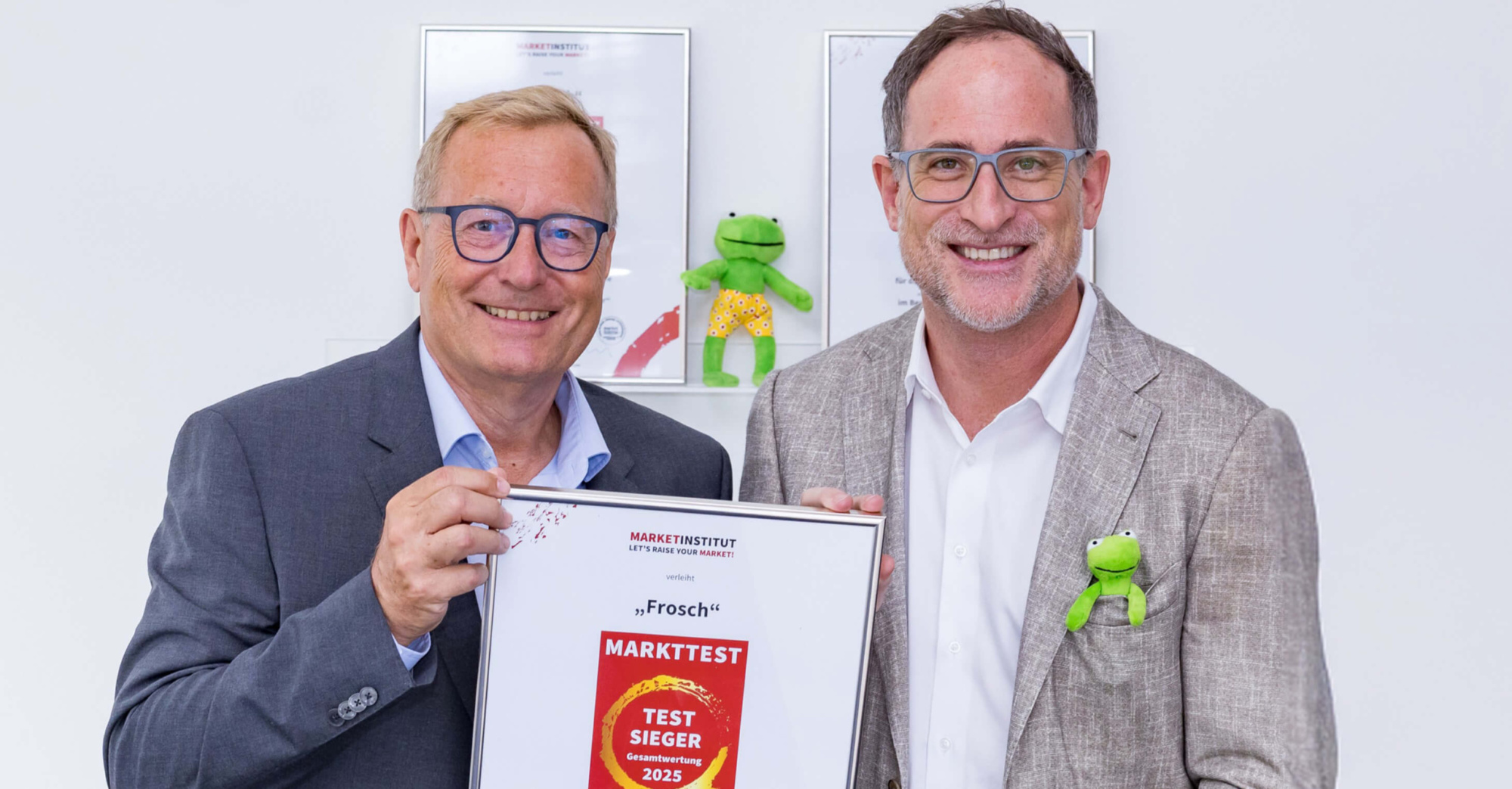 vlnr: Werner Beutelmayer und FlorianFIro (c) ErdalGmb