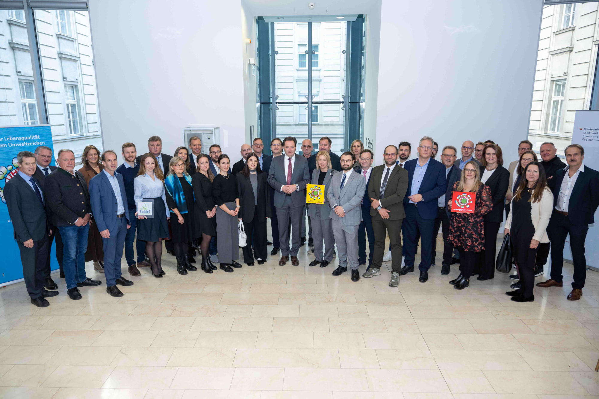 Umweltzeichen Verleihung Produkte (c) BMLUK Hemerka