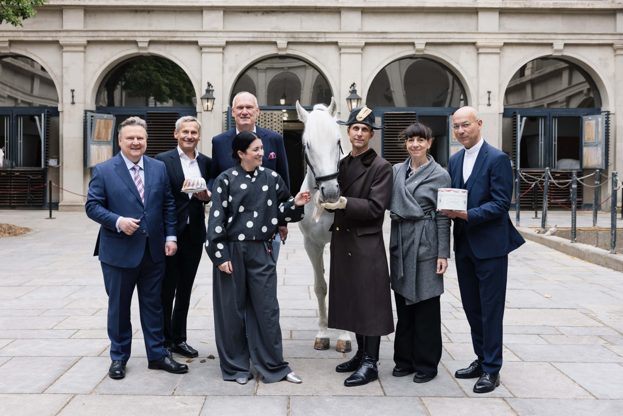 v. l. Ludwig Hudler Querfeld Stoeger Siglavy Batosta Burg Jakabb Faber (c) Clemens Schmiedbauer