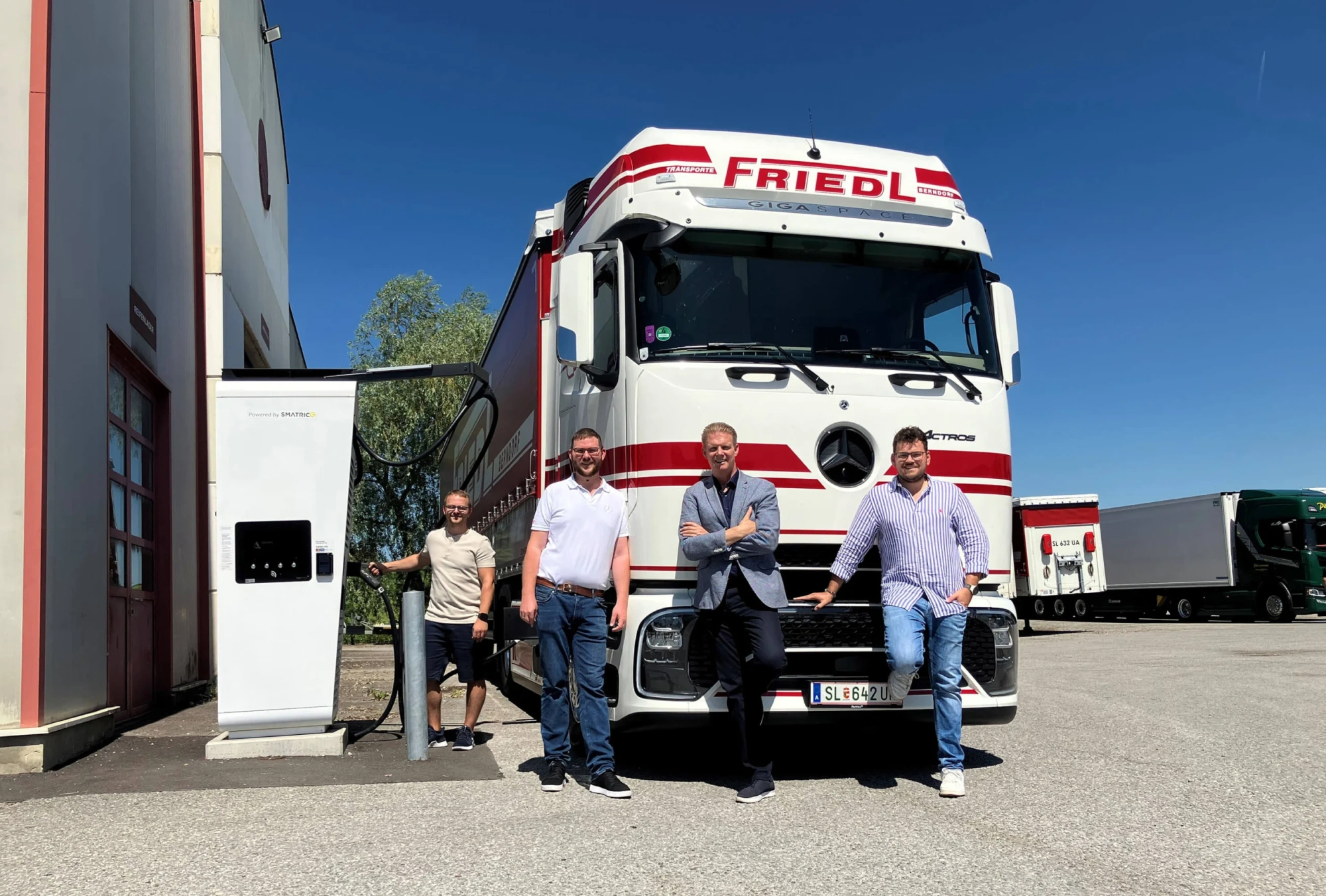 SMATRICS Depot Club vlnr Friedl Weiss Dittrich Deisl