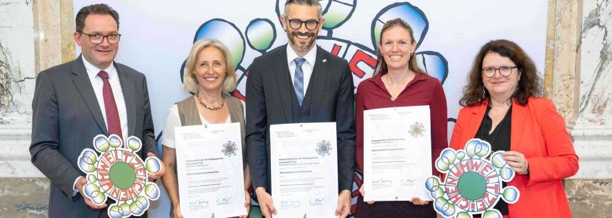 UZOE Verleihung Paedagogische Hochschule und Praxisschulen Tirol (c) BMLUK Hemerka