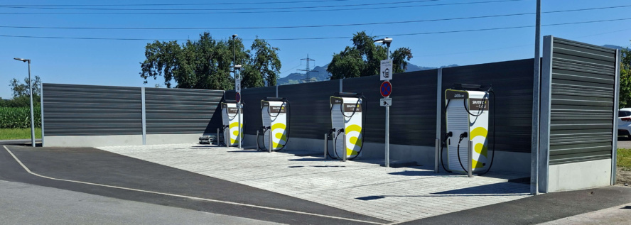 Neuer SMATRICS-EnBW Ultraschnellladepark Rankweil (c) SMATRICS